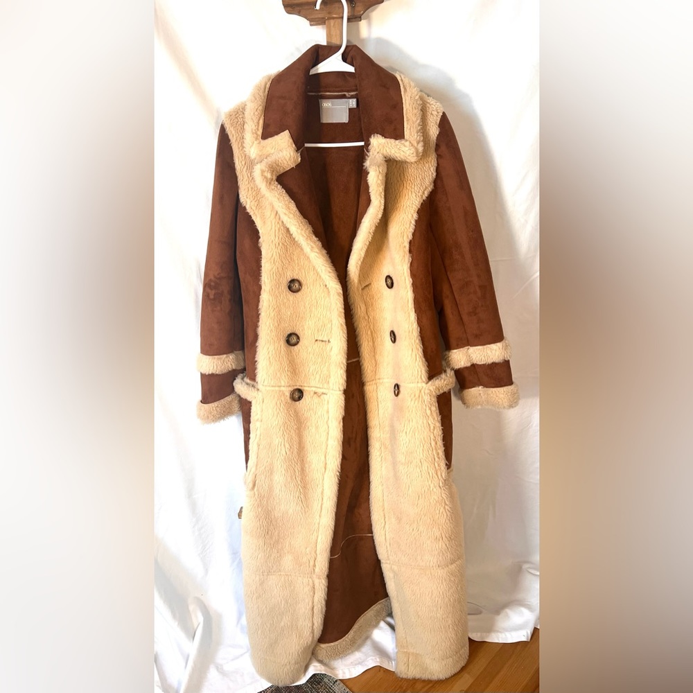 ASOS size 4 faux winter jacket women’s
